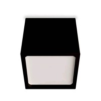 NERTIA LED 12W IP54 Stropní, přisazené, venkovní svítidlo, těleso hliník, povrch černá antracit/bílá, difuzor sklo opál, LED 12W, 960lm, teplá 3000K, stmív. dle typu DALI-PUSH/TRIAC, 230V, IP54, tř.2, rozměry 100x100x100mm