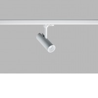 KLINSA 3F 10W TRIAC Bodové svítidlo do 3-fázové lišty, nastavitelný směr svícení, těleso hliník, povrch bílá, nebo černá, LED 10W, 1000lm, teplá 3000K, stmív. TRIAC, 230V, IP20, tř.1, rozměry d=60mm, h=180mm