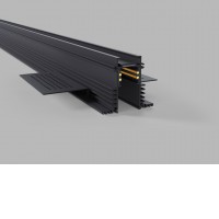 KASEL track in Podhledová, bezrámečková lišta pro magnetický systém, materiál hliník, povrch černá/bílá, 48V, rozměry 57x53mm, l=2000mm.