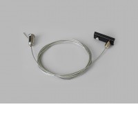 KASEL SU Závěsná sada pro magnetický systém, těleso kov, povrch černá, délka l=3m.