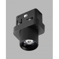 THORN 2W Svítidlo do magnetického systému, bodové, těleso kov, povrch černá/bílá, LED 2W, 186lm, teplá 3000K/neutrální 4000K, vyzař. úhel 24°, 48V, IP20, rozměry d=22mm, h=45mm.