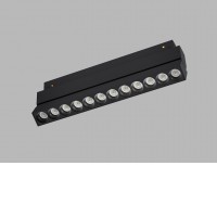 STAK 12W DALI CCT Svítidlo do magnetického systému, těleso kov, povrch bílá, LED 12W, 1068lm, TW dle typu nebo přepín CCT teplá 3000K/3500K/neutrální 4000K, stmívání DALI, vyzař. úhel 38°, 48V, IP20, rozměry 235x80x22mm.