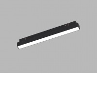 RORY 12W/24W CCT Svítidlo do magnetického systému, kov, bílá/černá, difuzor plast opál, LED 12W/1020lm, 24W/1944lm, TW dle typu, přepín CCT teplá 3000K/3500K/neutrální 4000K, stmívání DALI dle typu, vyzař. úhel 110°, 48V, IP20, rozměry dle typu.