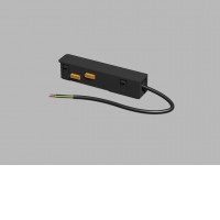 VERT 48V DALI Napájecí konektor pro magnetický systém, těleso plast, povrch černá/bílá, stmívání DALI, 48V.