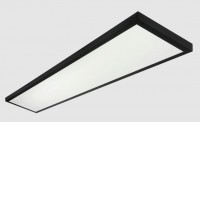 TERNEU BI/PL panel 40W, 120x30 3in1 EASY INSTALL Stropní, podhledové nebo přisazené svítidlo 3in1, těleso kov, rám plast, povrch bílá nebo černá, dif plast, LED panel 40W, 4000lm, neutrální 4000K, 230V, IP20, tř.2, rozměry 1195x295x55mm.