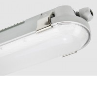 ZIERIK EMG 10-40W/25-55W/30-55W/60-80W Průmyslové, prachotěsné, nouzové svítidlo, záloha 3h, HF senzor dle typu, plast šedá, dif plast, LED 40W/nast. výkon 10-40W/25-55W/30-55W/60-80W, neutr 4000K/přepín CCT teplá 3000K/neutr. 4000K/denní 5000K, 230V, IP66, tř.1/tř.2