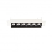 CELLULAR LED 6 FRAMELESS Stropní, podhledové, bodové, bezrámečkové, svítidlo, těleso kov, povrch bílá, komínek bílá, nebo černá, LED 13W, teplá 2700K, nebo 3000K, vyzař. úhel 15°/34°/50, Ra90, 700mA, UGR<13, IP20, rozměry 164x36x50mm