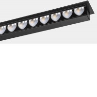 UNCUS LED 3W/6W/12W WALLWASHER Stropní podhledové svítidlo, základna hliník, povrch bílá/černá, LED 3W/6W/12W, teplá 2700K/3000K nebo neutrální 4000K, Ra92, svítí ASYMETRICKY - WALLWASHER, 230V, IP23