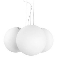 PIONTER E27 3X30W/3X46W Závěsné svítidlo, základna plast, povrch bílá, difuzor plast opál, pro žárovku 3x30W/3x46W, E27, 230V, IP20, tř.1, rozměry dle typu