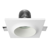 MONIORIO LED 18W Vestavné, stropní, bodové svítidlo, těleso sádra, povrch bílá, LED 18W, 2611lm, teplá 3000K, Ra80, 230V, IP20, tř.3, rozměry 240x240x194mm, trafo samostatně