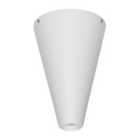 FRIKEL LED 2W Stropní, přisazené svítidlo, těleso hliník, povrch bílá/černá, difuzor sklo opál, LED 2W, 90lm, teplá 3000K, Ra90, 230V, IP40, tř.1, rozměry d=66mm, h=98mm