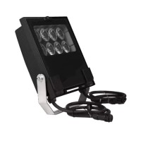 MACHAC 59W IP67 Venkovní svítidlo, reflektor plochý, nastav. směr svícení, těleso kov, povrch černá, krycí sklo čiré, LED 59W, teplá 3000K/neutrální 4000K, vyzař. úhel 12,2°/44,6°, Ra80, 230V, IP67, rozměry 292x300x75mm.