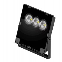 MACHAC 185W DALI Venkovní svítidlo, reflektor plochý, nastav. směr svícení, kov, černá, krycí sklo čiré, LED 185W, teplá 3000K/neutrální 4000K/denní 5000K, stmív. DALI, vyzař. úhel 110,8°/110,6°/28°/61°/89°, Ra80, 230V, IP66, rozměry 391x389x94mm.