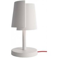 BUMBO TL Stolní lampa, těleso sádra, povrch bílá, možno natírat malířskou hlinkou, pro žárovku 1x25W, E27, 230V, IP20, tř.1, rozměry d=180mm, h=350mm.