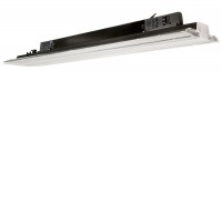 HASEKO 14W-20W/35W-50W/50W 3F Svítidlo do 3F lišty, výklopné +-30°, těleso hliník, povrch bílá/černá, krycí plast čirý, nast. LED 14W-20W/35W-50W/50W, teplá 3000K/neutrální 4000K, stmív DALI dle typu, Ra80, 230V, IP20, rozměry dle typu.