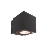 FAGONIA LED 4,5W IP54 Nástěnné venkovní svítidlo, materiál hliník, povrch tmavě šedá, sklo čiré, LED 4,5W, teplá 3000K, 220lm, Ra77, 230V, IP54, tř.1, rozměry 90x68x70mm, svítí dolů