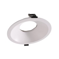 KEEPER LED 26W/33W Stropní, vestavné, bodové svítidlo, materiál hliník, povrch bílá mat, pro světelný zdroj LED 26W/33W, IP20, rozměry d=170mm, h=50mm