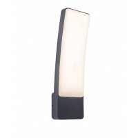 LITA 18W smart CCT Nástěnné venkovní svítidlo, hliník, šedočerná, difuzor plast LED 18W, 1200lm, dálk ovl nebo smart telefon Tuya, Bluetooth, stmívání, nast teplota CCT teplá 2700K - denní 6400K, 230V, IP54, rozměry 311x110x83mm