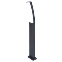 FACILIS FL 19W, IP54, TUYA Sloupkové svítidlo, hliník, tm. šedá, dif plast opál, smart Tuya, Bluetooth, LED 19W, 1200lm, mob. tel. CCT nastav. teplota teplá 2700K-denní 6500K, stmív. Ra80, IP54, tř.1, rozměry 114x740mm.