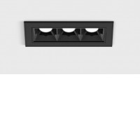 BRAINE RC 4,5W Stropní podhledové bodové buňkové svítidlo, těleso hliník, povrch černá, rámeček černá, LED 4,5W, 336lm, teplá 3000K/neutrální 4000K, vyzař. úhel 36°, Ra90, 230V, IP20, rozměry 83x45x38mm.