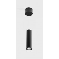 ALEST HL 10,8W 50° Závěsné bodové svítidlo, těleso hliník, povrch bílá/černá, LED 10,8W, 1120lm, teplá 3000K/neutrální 4000K, vyzař. úhel 50°, Ra90, 230V, IP20, rozměry d=52mm, h=200mm, vč závěs kabelu l=1500mm, lze zkr.