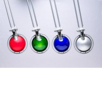 D12 BERENICE S KRYTKA Krytka lampy, barevné stínítko sklo slonová kost, červená, zelená, modrá, šedostříbrná, černá, d=102mm