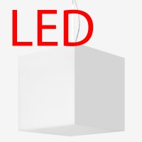 IZAR C LED 8,2W/8,9W/11,3W Závěsné svítidlo, základna kov, povrch bílá, difuzor sklo opál akrylové, LED 8,2W/8,9W/11,3W, teplá 3000K/neutrální 4000K, stmív DALI, 230V, IP20, tř.1, rozměry dle typu, vč lankového závěsu l=2000mm lze zkrátit