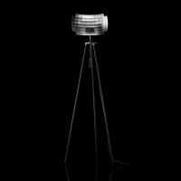 RADARRR Stojací lampa, materiál ocel povrch černá, reflektor hliník, 2x13W, LED, teplá 2700K, 1600lm, 230V, IP20, rozměry 2000x600mm