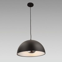 DOME Závěsné svítidlo, těleso kov, povrch chrom, černá, bílá, vnitřní bílá, clona chrom, pro žárovku 1x60W, E27, 230V, IP20, rozměry dle typu