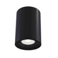 GENITOR PL R 1x50W, GU10 Stropní, přisazené, bodové svítidlo, těleso kov, povrch černá/bílá, pro žárovku 1x50W, GU10, 230V, IP20, rozměry: d=85mm, h=115mm,