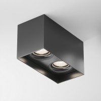 GENITOR PL RC II 2x50W, GU10 Stropní, přisazené, bodové svítidlo, těleso kov, povrch černá/bílá, pro žárovku 2x50W, GU10, 230V, IP20, rozměry 200x100x115mm.