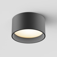 HASTA 8W/12W/15W Stropní přisazené svítidlo, těleso kov, povrch bílá/černá/černá a zlatá mat, difuzor plast opál, LED 8W/12W/15W, teplá 3000K, vyzař. úhel 110°, 230V, IP20, rozměry dle typu.