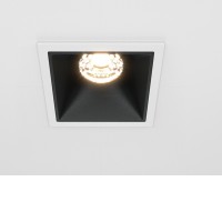 HABEO BI SQ 10W/15W Stropní podhledové bodové svítidlo, těleso kov, rámeček bílá, reflektor bílá/černá, LED 10W/15W, teplá 3000K/neutrální 4000K, stmív. TRIAC dle typu, vyzař. úhel 36°, Ra90, 230V, IP20, tř.2, rozměry dle typu.