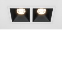 HABEO BI RC 2x10W/2x15W Stropní podhledové bodové svítidlo, těleso kov, rámeček bílá, reflektor bílá/černá, LED 2x10W/2x15W, teplá 3000K/neutrální 4000K, stmív. TRIAC dle typu, vyzař. úhel 36°, Ra90, 230V, IP20, tř.2, rozměry dle typu.