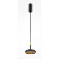 CHRONICA HL II 15W Závěsné svítidlo, těleso hliník, povrch černá/bílá/hliněná, difuzor s detailem medové plástve,  LED 15W, 650lm, teplá 3000K, Ra80, 230V, IP20, tř. 1, rozměry d=145mm, vč závěs kabelu l=3270mm, lze zkr.