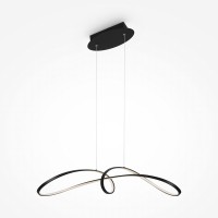 KUCHA HL 42W Závěsné svítidlo, lustr, těleso kov, povrch zlatá/černá, difuzor plast opál, LED 42W, 2800lm, neutrální 4000K, Ra80, 230V, IP20, tř.1, rozměry 920x210mm, vč závěs lanka l=1500mm, lze zkrátit.