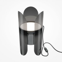 INOTO TL 6W Stolní lampa, základna kov, povrch černá, difuzor plast černý, LED 6W, 550lm, teplá 3000K, Ra80, 230V, IP20, tř.2, rozměry d=150mm, h=300mm.