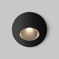 YENY WL 3W Vestavné venkovní svítidlo do stěny, těleso kov, povrch bílá/černá, LED 3W, 60lm, teplá 3000K, Ra80, 230V, IP54, rozměry d=70mm, svítí dolů.