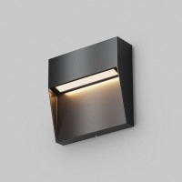 KUCI SQ WL 3W, IP54 Nástěnné venkovní svítidlo, těleso hliník, povrch černá/bílá, difuzor plast opál, LED 3W, 100lm, teplá 3000K, Ra80, 230V, IP54, tř.1, rozměry 110x110x32mm, svítí dolů.