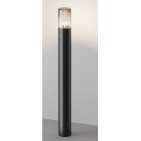 NEPOS FL 1x60W, E27, IP54 Sloupkové venkovní svítidlo, těleso kov, povrch černá grafit, krycí sklo kouřové, pro žárovku 1x60W, E27, 230V, IP54, rozměry d=80mm, výška dle typu.