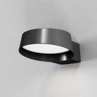 TEREZ WL 12W, IP54 Nástěnné venkovní svítidlo, těleso kov, povrch černá grafit, difuzor sklo opál, LED 12W, 850lm, teplá 3000K, Ra80, 230V, IP54, tř.1, rozměry 192x60mm, svítí dolů.