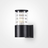 ITIDE WL 1x60W, IP54 Nástěnné venkovní svítidlo, těleso kov, povrch černá/šedá, krycí plast čirý, pro žárovku 1x60W, E27, 230V, IP54, tř.1, rozměry d=108mm, h=200mm, svítí nahoru.