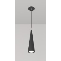 CRIS HL 1x40W, GU10 Závěsné svítidlo, těleso kov, povrch černá/bílá, pro žárovku 1x40W, GU10, 230V, IP20, tř.1, rozměry d=80mm, vč závěs kabelu l=1800mm, lze zkrátit.