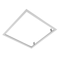 MRV Rám spodní montáž do SDK 60x60 Montážní rám pro vestavnou montáž LED panelu rozměru 595x595mm, do sádrokartonu, rozměr 635x635x88mm