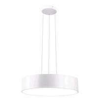 KENEY LED 1X46W 3000K 2760LM 230V IP20 Závěsné svítidlo, základna kov, povrch bílá, šedá, difuzor akryl bílá, LED 1X46W, teplá 3000K, 2760lm, 230V, IP20, rozměry d=600mm, vč.závěsného kabelu l=1200mm, lze zkrátit