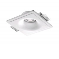 KAREN 1X35W GU10 230V IP20 Stropní vestavné bodové svítidlo, těleso sádra, povrch bílá, pro žárovku 1X35W, GU10, ES50, 230V, IP20, rozměry 205X205X60mm