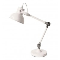 ALONE TABLE 1X40W E14 230V IP20 Stolní lampa, nastavitelný směr svícení, základna kov, stínítko kov, povrch bílá, černá, pro žárovku 1X40W, E14, 230V, IP20, rozměry d=340mm h=500mm