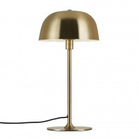 GLAM T Stolní lampa, kov, povrch zlatá, pro žárovku E14, max. 40W, včetně vypínače kabelu