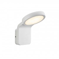 PLAT W Venkovní nástěnné svítidlo, těleso hliník, povrch bílá nebo černá, difuzor plast opál, LED 10W, 750lm, teplá 3000K, Ra80, 230V IP44, tř.1, rozměry 200x135mm, vyzařovací úhel 120°
