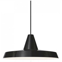 INDUSTROS 1X60W E27 Závěsné svítidlo těleso kov, povrch bílá, červená, černá, modrá, žlutá, pro žárovku 1x60W, E27, 230V, IP20, zař.tř.1, d=350mm, h=155mm, závěs l=1200mm, lze zkrátit